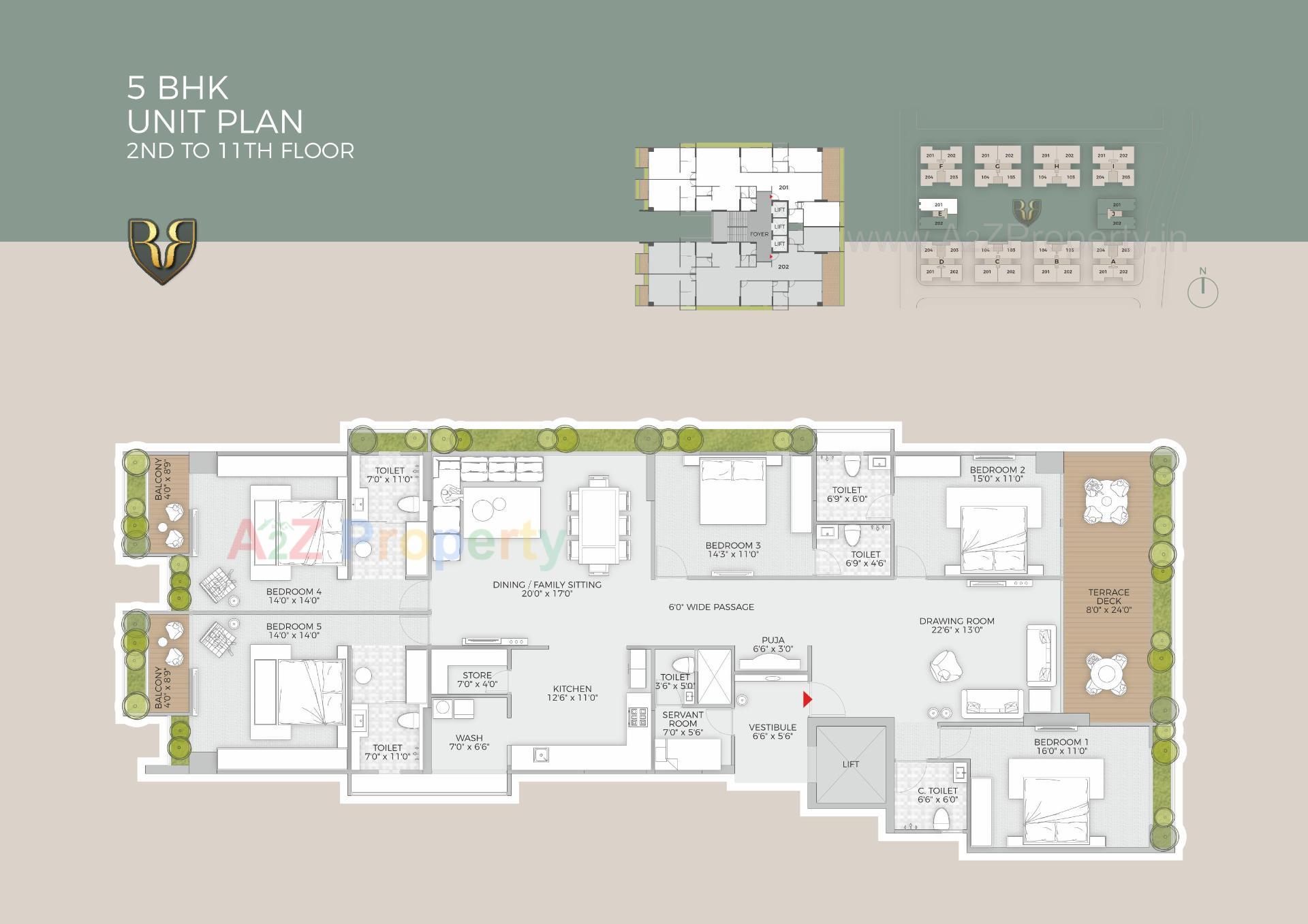 Layout of real estate project Rajyash Regius located at Bopal, Ahmedabad, Gujarat