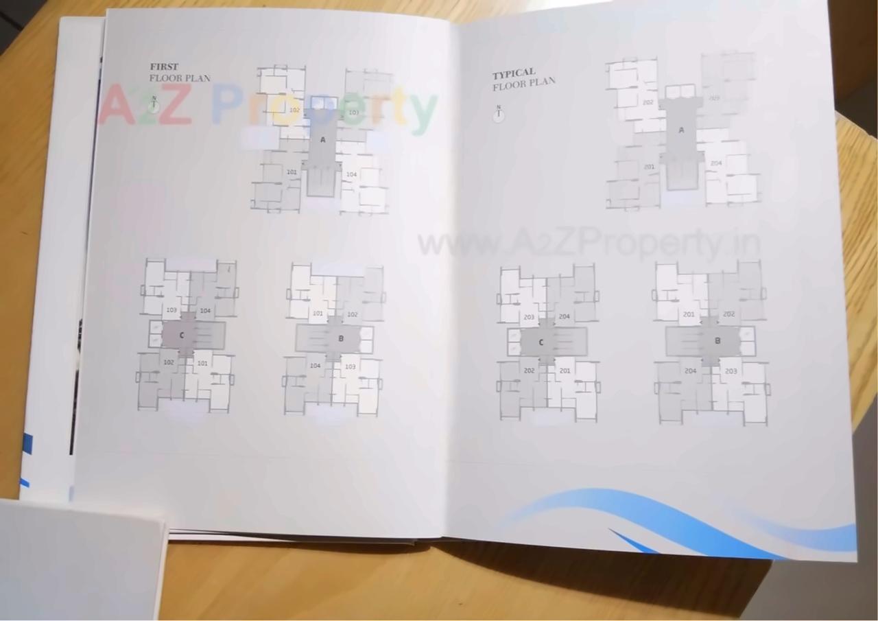 Layout of real estate project Rajyash Revirium located at City, Ahmedabad, Gujarat