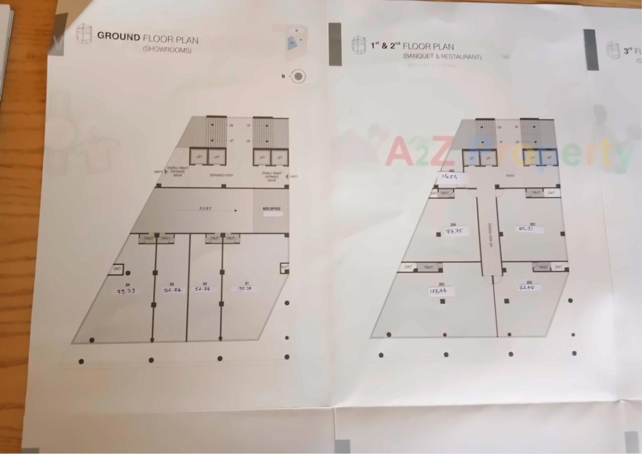 Layout of real estate project Rajyash Rise located at City, Ahmedabad, Gujarat
