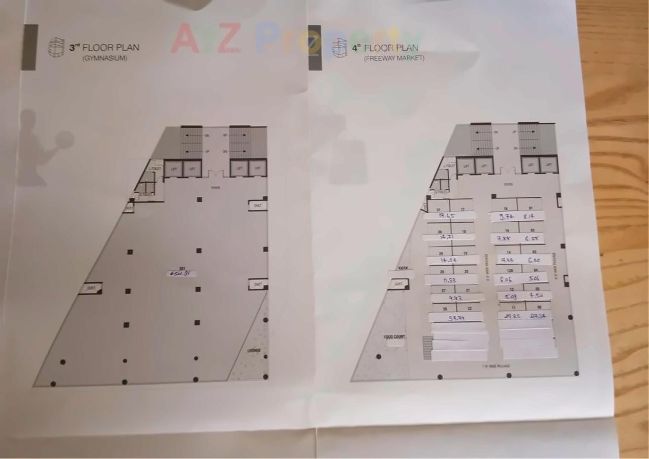 Layout of real estate project Rajyash Rise located at City, Ahmedabad, Gujarat