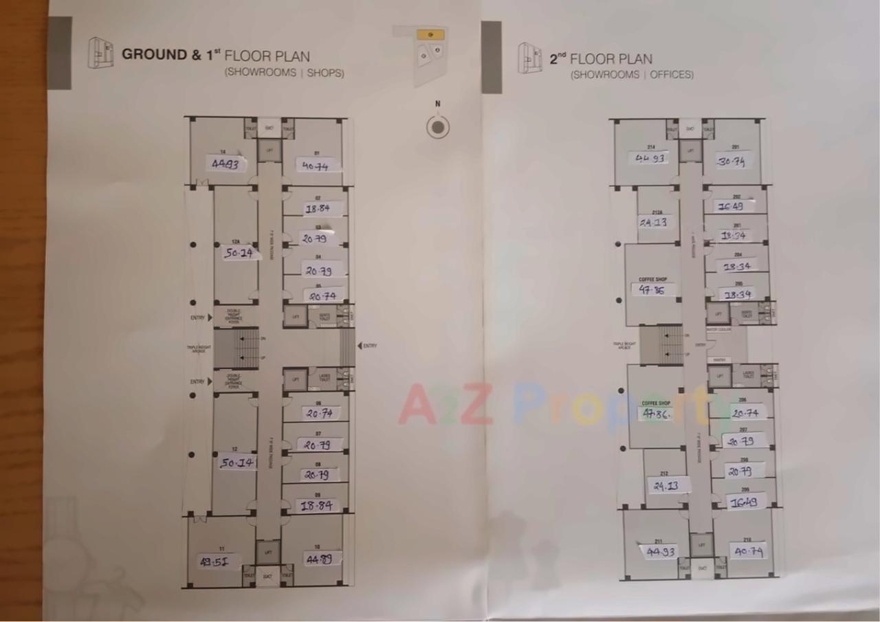 Layout of real estate project Rajyash Rise located at City, Ahmedabad, Gujarat