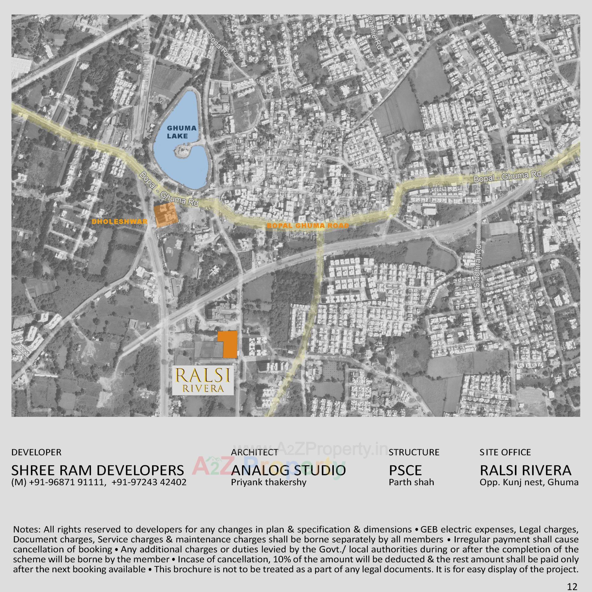  of real estate project Ralsi Rivera located at Ghuma, Ahmedabad, Gujarat