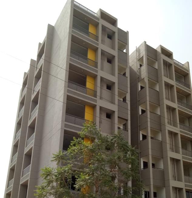 147289_const of real estate project Ramvilla Appts   Raw House Duplex located at Singrva, Ahmedabad, Gujarat