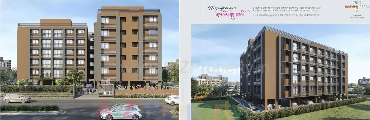 3D Elevation of real estate project Rashmi Pearl located at Vatva, Ahmedabad, Gujarat