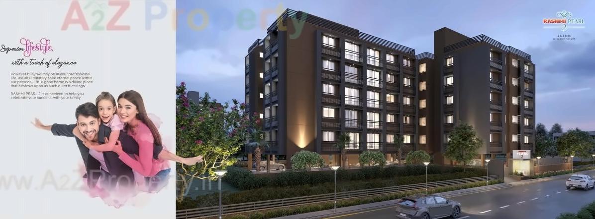 3D Elevation of real estate project Rashmi Pearl located at Vatva, Ahmedabad, Gujarat