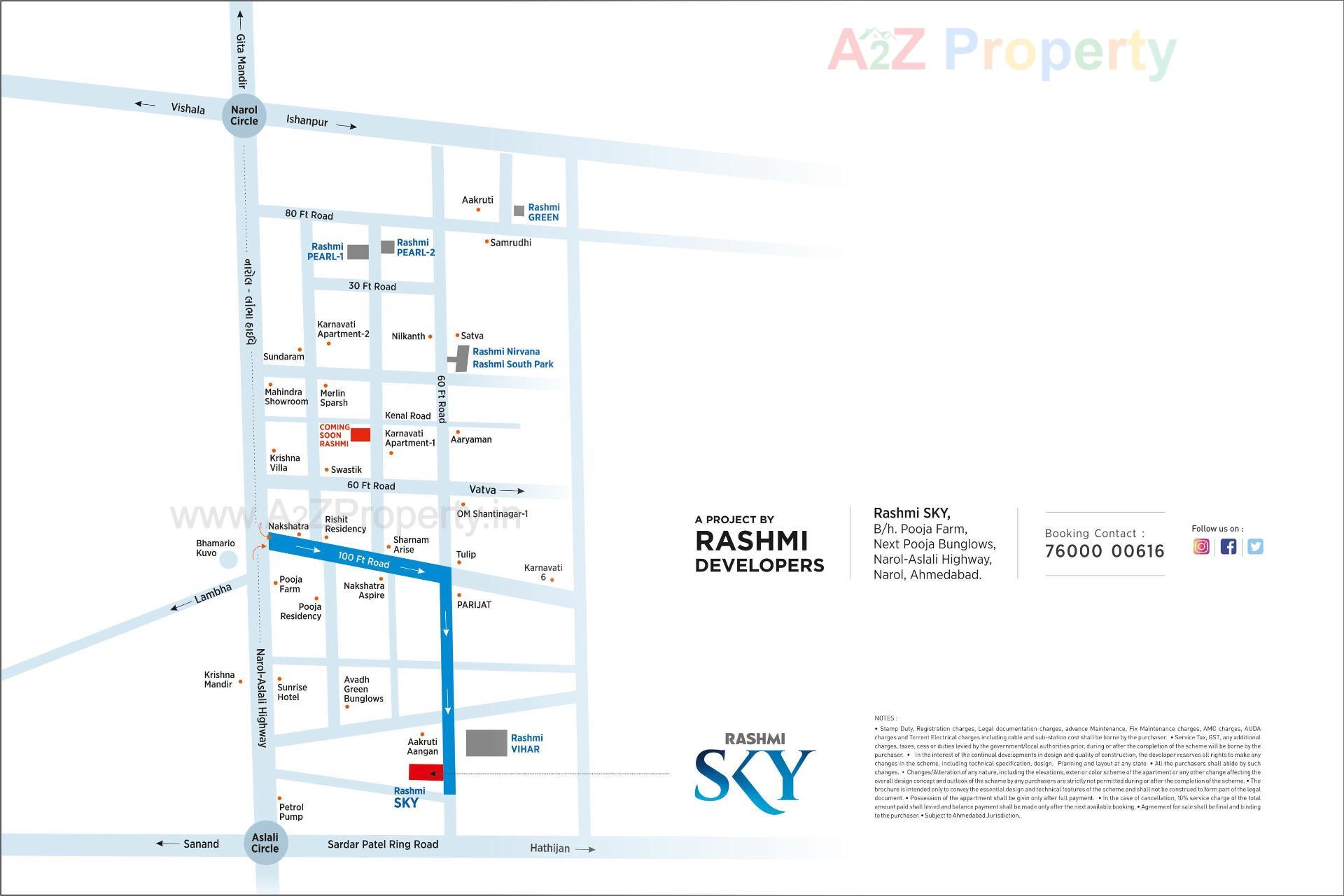  of real estate project Rashmi Sky located at Vatva, Ahmedabad, Gujarat
