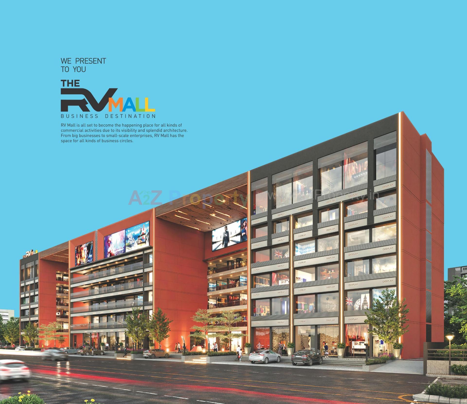 3D Elevation of real estate project Rashmi Vatva Mall (r Mall) located at Ta, Ahmedabad, Gujarat