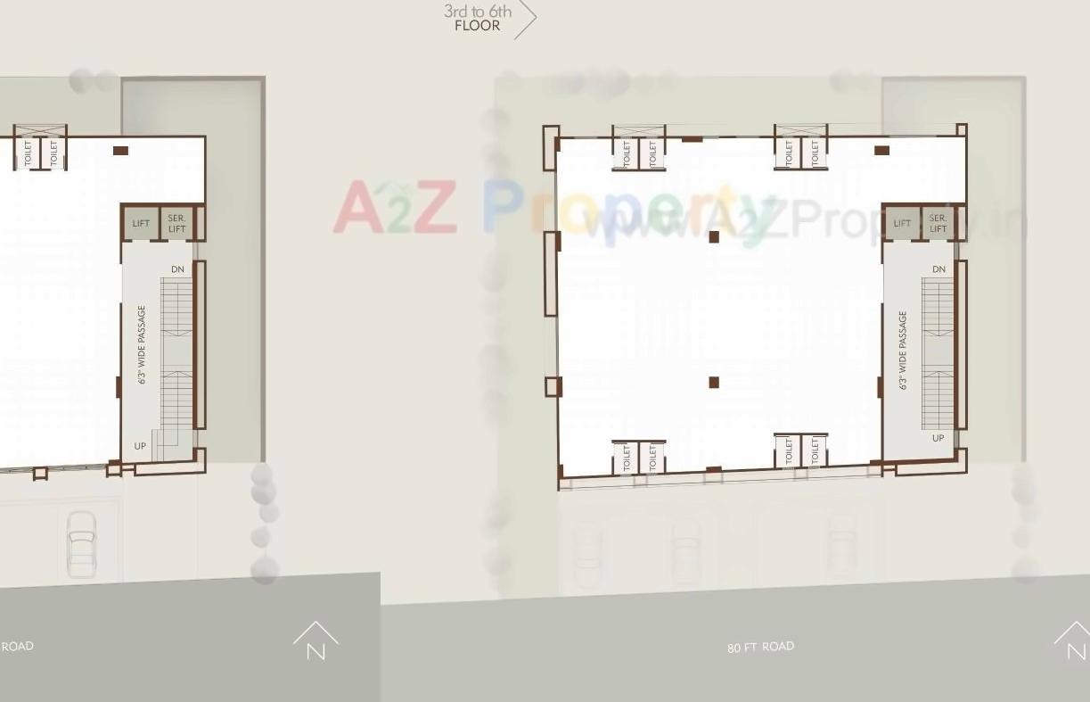 Layout of real estate project Ratna Artemus located at City, Ahmedabad, Gujarat