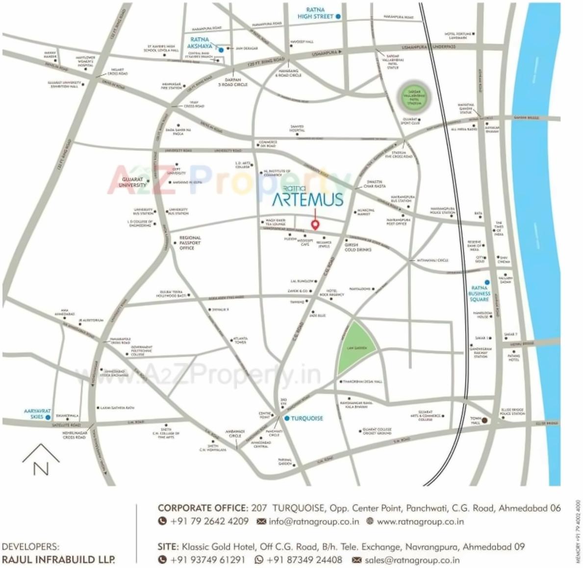  of real estate project Ratna Artemus located at City, Ahmedabad, Gujarat