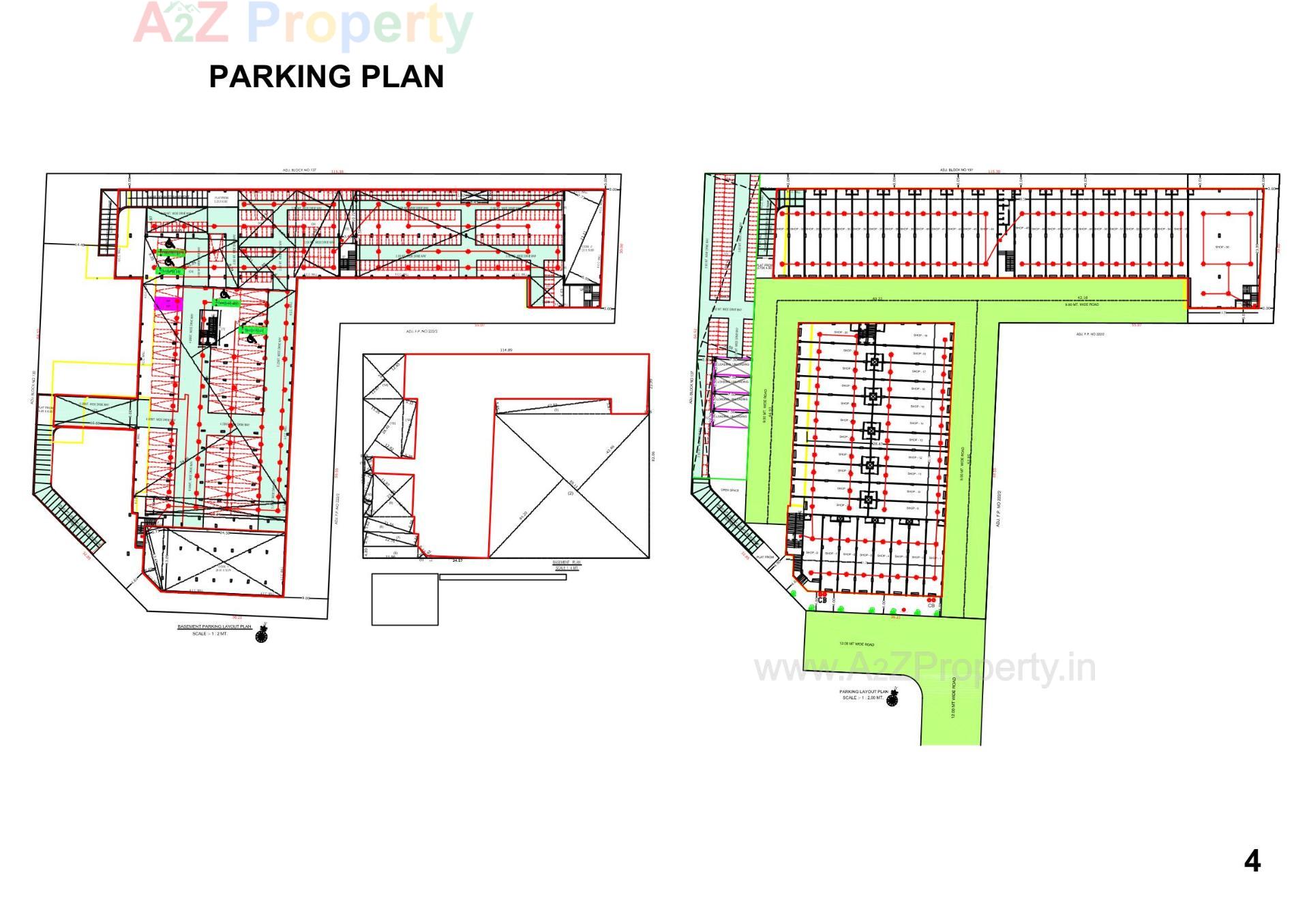 Layout of real estate project Ratna Business Hub located at Navapura, Ahmedabad, Gujarat