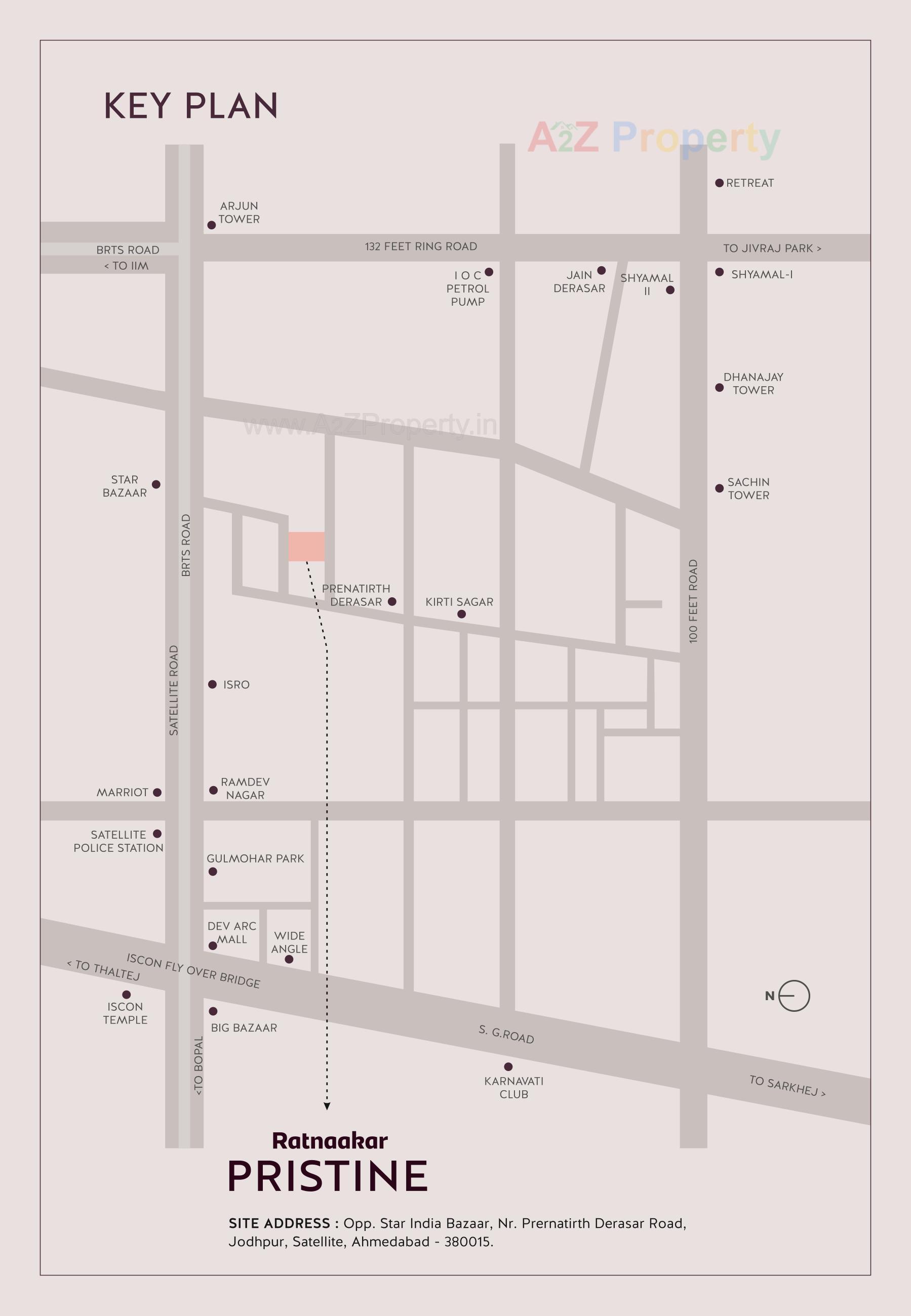  of real estate project Ratnaakar Pristine located at Jodhpur, Ahmedabad, Gujarat