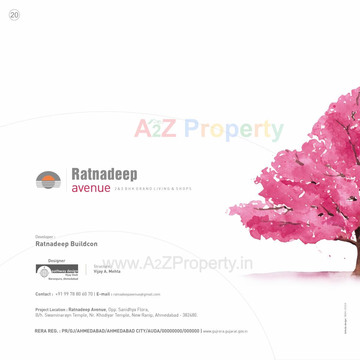  of real estate project Ratnadeep Avenue located at Ranip, Ahmedabad, Gujarat