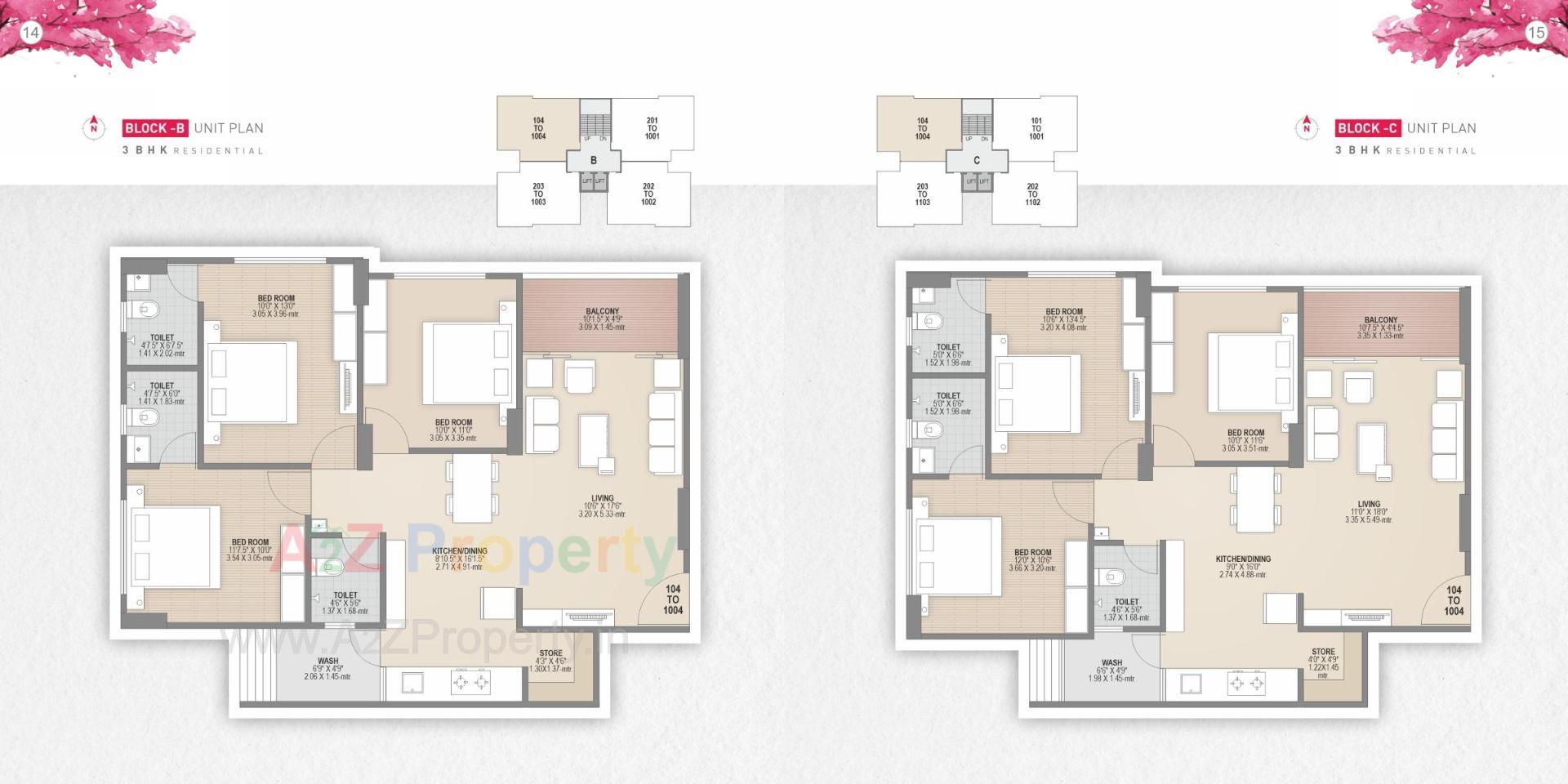 Layout of real estate project Ratnadeep Avenue located at Ranip, Ahmedabad, Gujarat
