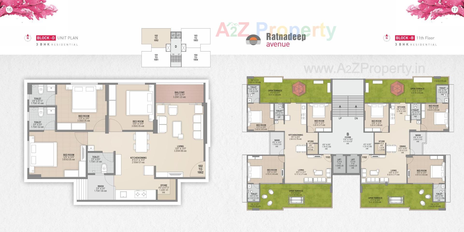 Layout of real estate project Ratnadeep Avenue located at Ranip, Ahmedabad, Gujarat