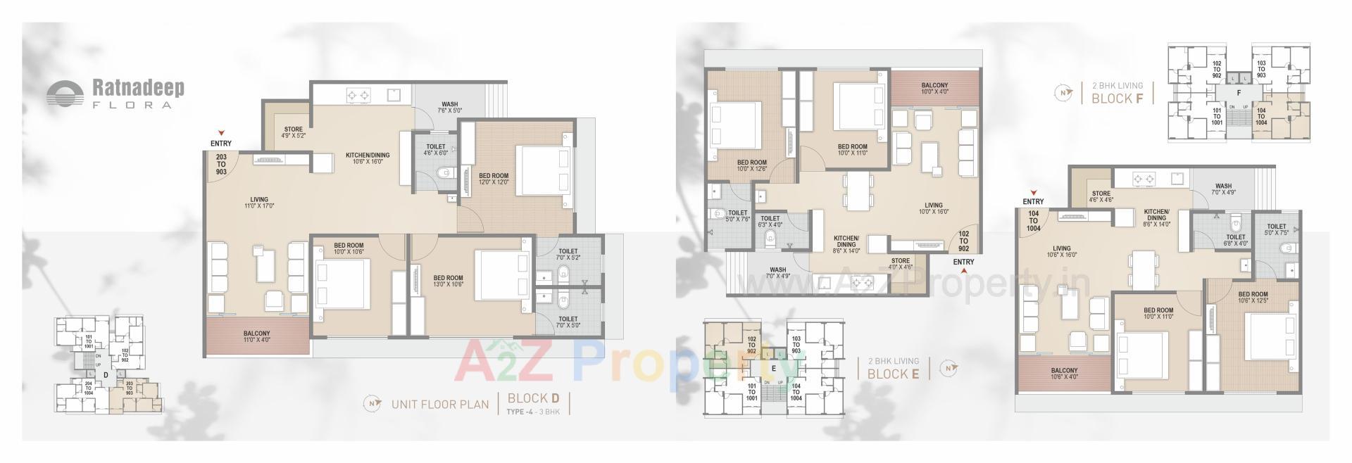 Layout of real estate project Ratnadeep Flora located at Ranip, Ahmedabad, Gujarat