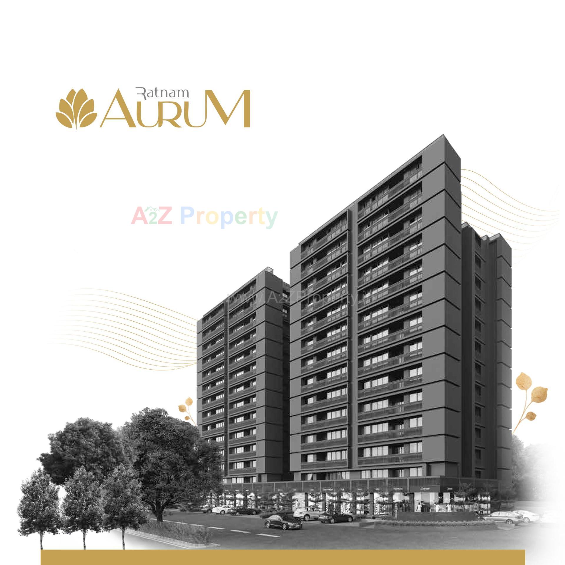 3D Elevation of real estate project Ratnam Aurum located at Khoraj, Ahmedabad, Gujarat