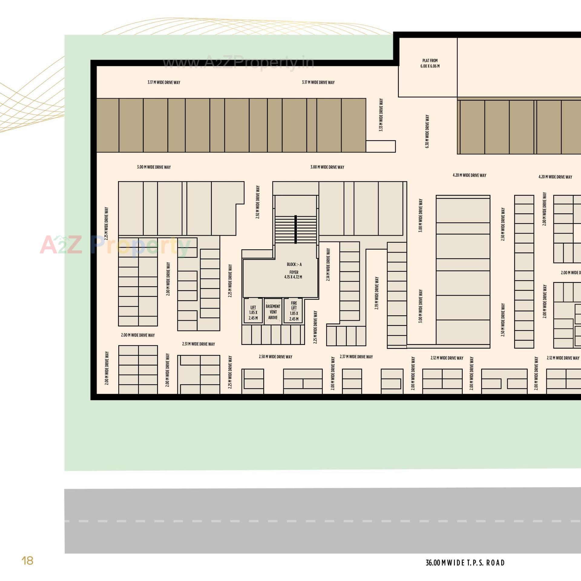 Layout of real estate project Ratnam Aurum located at Khoraj, Ahmedabad, Gujarat