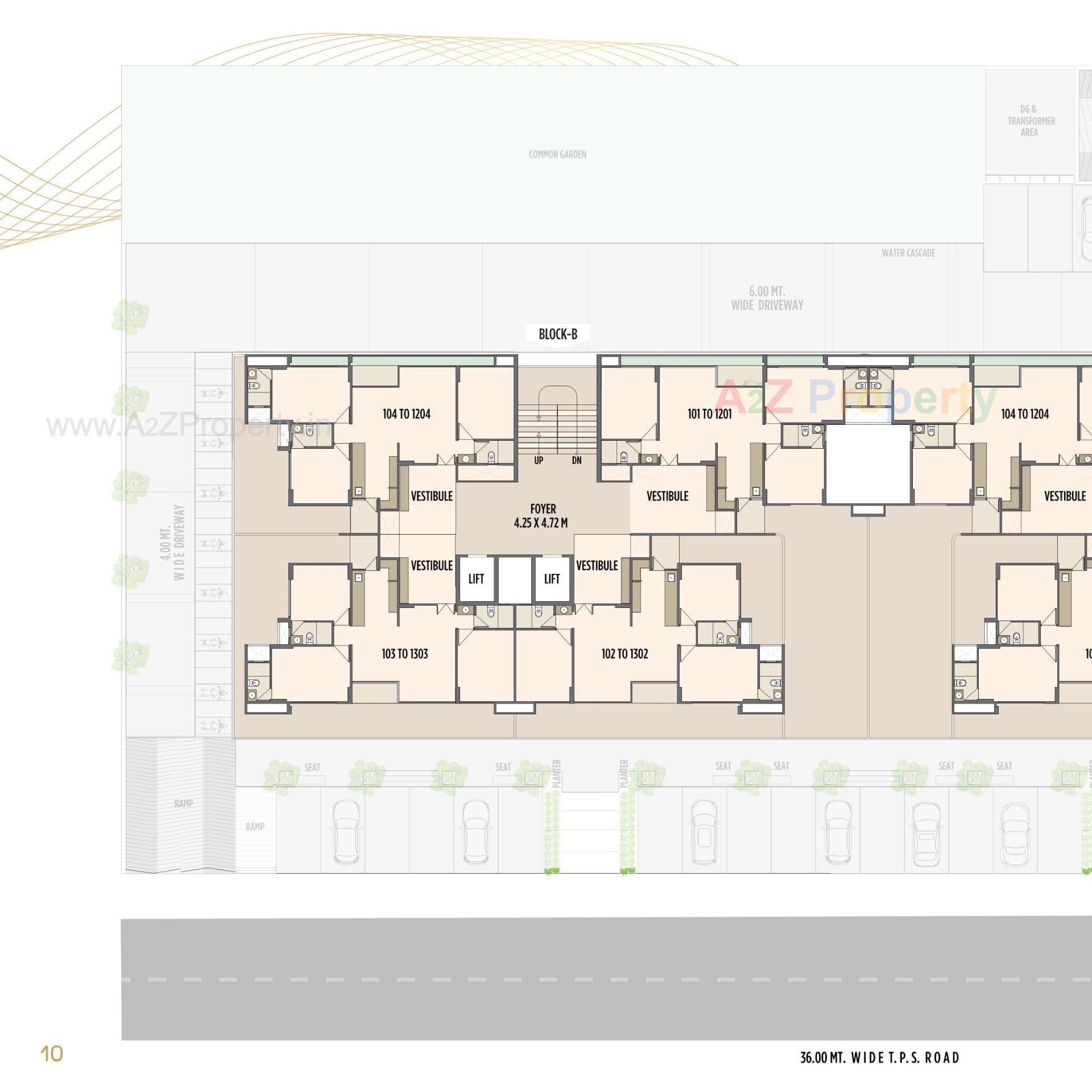 Layout of real estate project Ratnam Aurum located at Khoraj, Ahmedabad, Gujarat