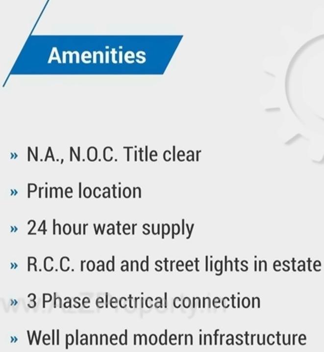 Amenities of Ratnam Industrial Estate