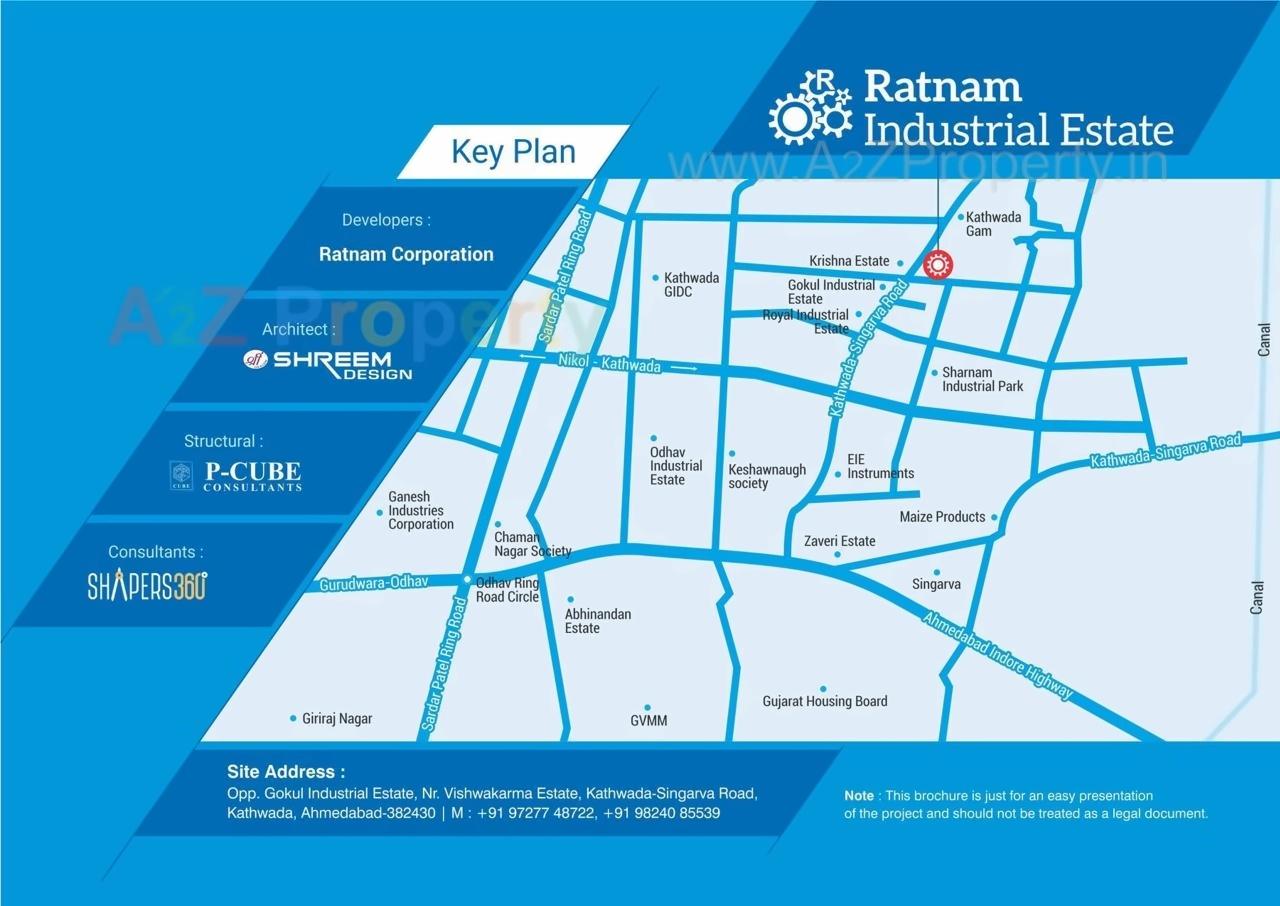  of real estate project Ratnam Industrial Estate located at Kathwada, Ahmedabad, Gujarat