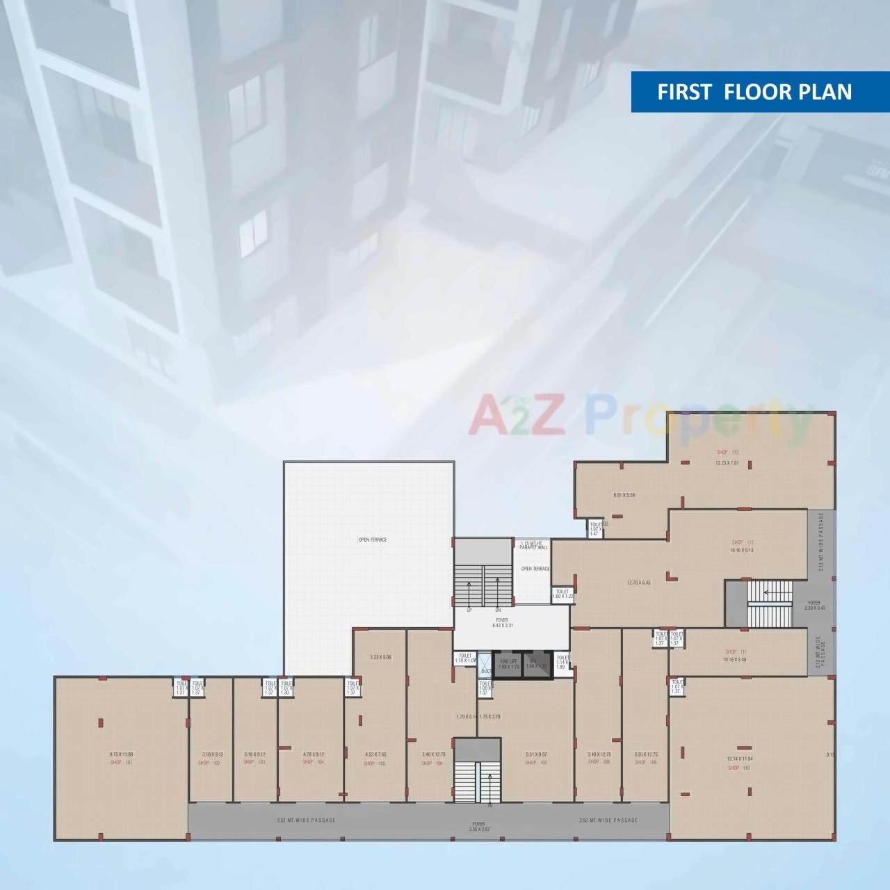 Layout of real estate project Ratnam Sampada located at Chandkheda, Ahmedabad, Gujarat