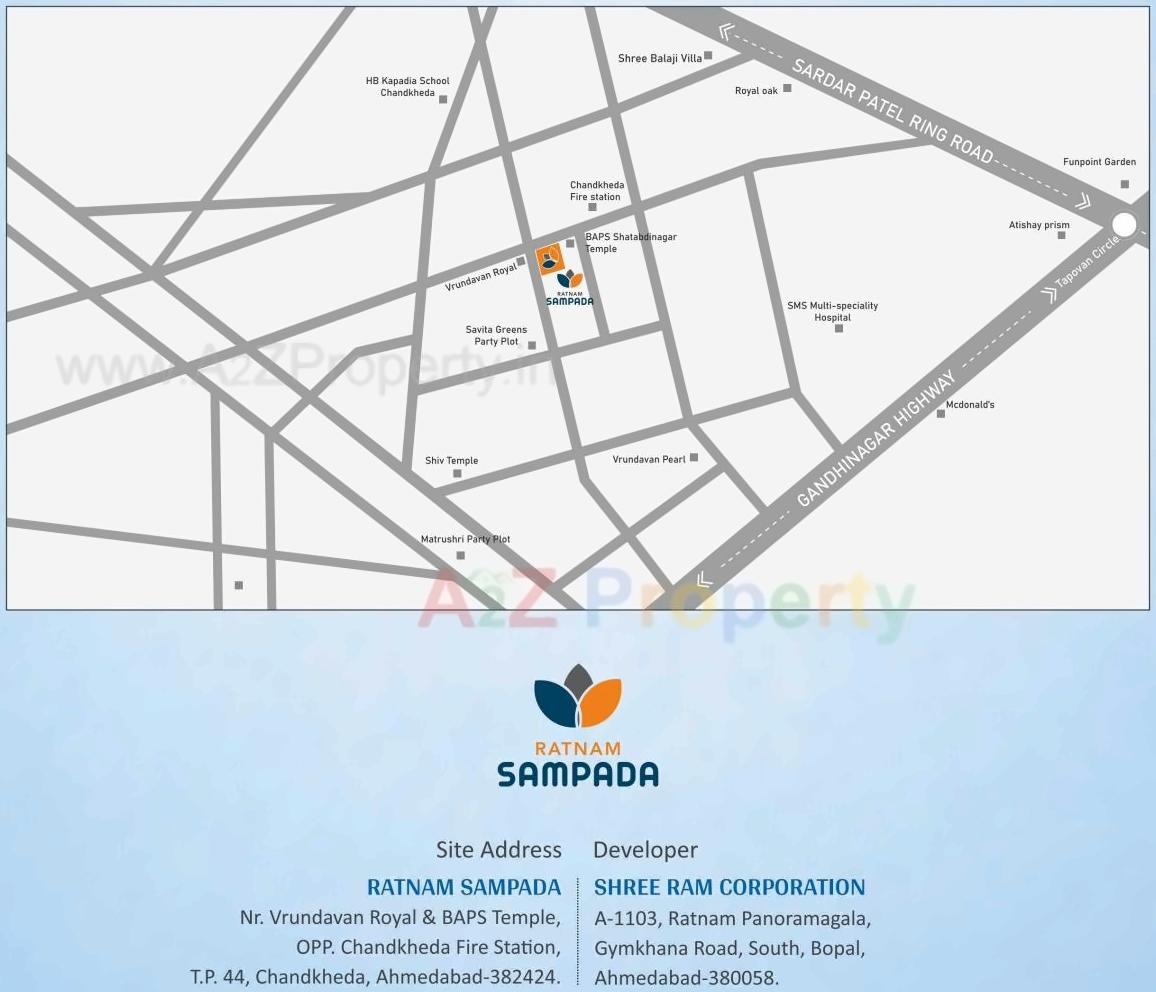  of real estate project Ratnam Sampada located at Chandkheda, Ahmedabad, Gujarat