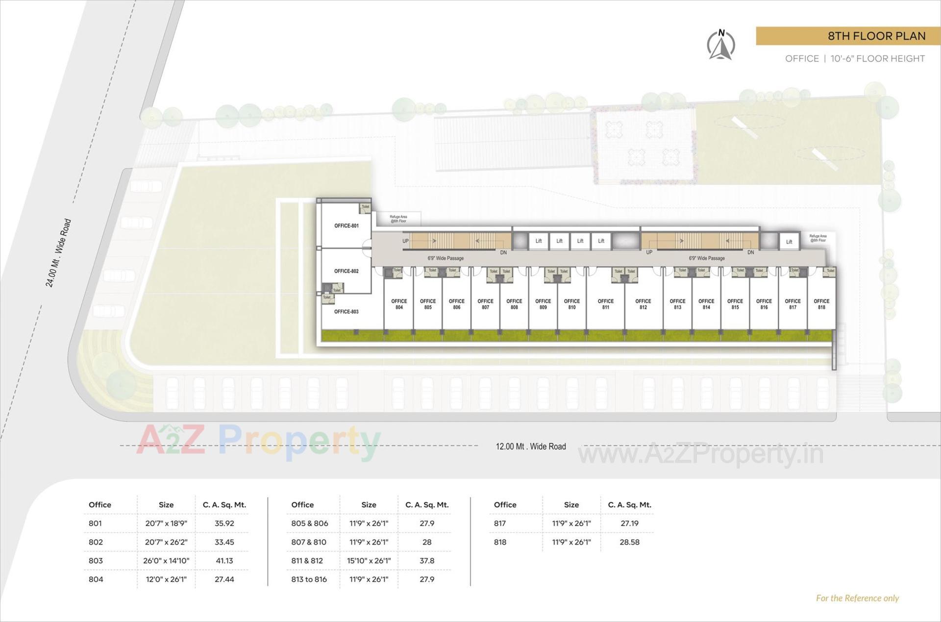 Layout of real estate project Ratnanjali Solitaire located at Vejalpur, Ahmedabad, Gujarat