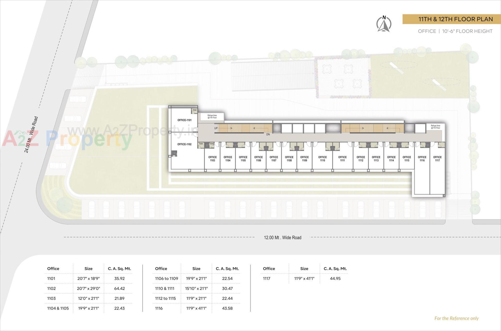 Layout of real estate project Ratnanjali Solitaire located at Vejalpur, Ahmedabad, Gujarat