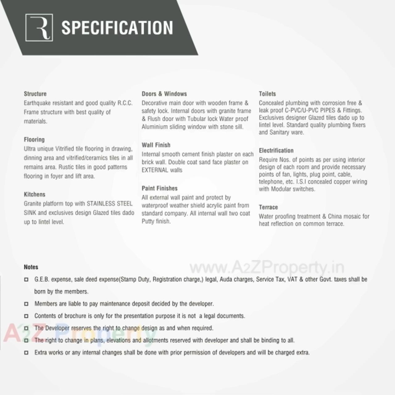 Project Specifications