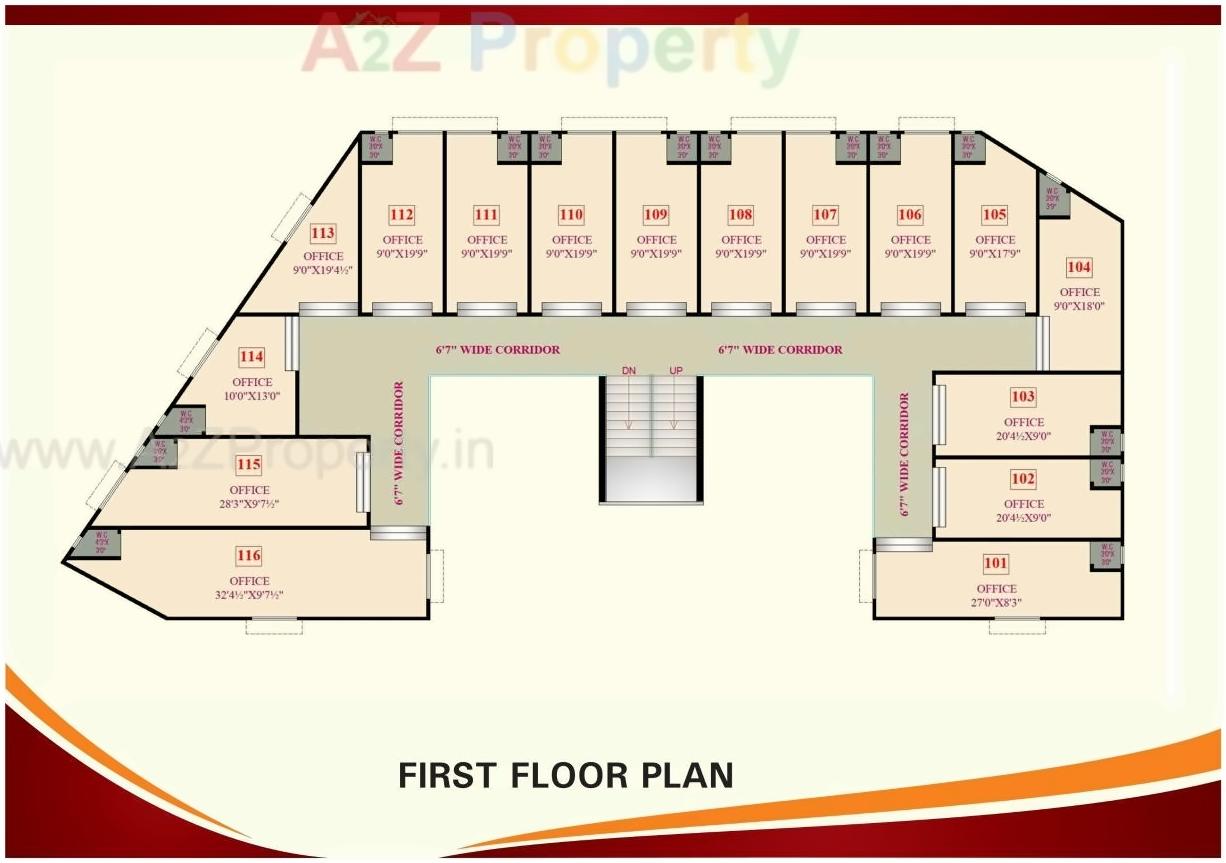 Layout of real estate project Raviraj Complex located at Geratpur, Ahmedabad, Gujarat