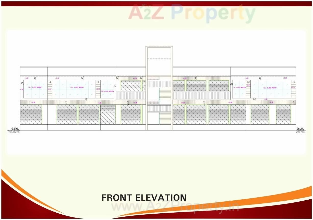 Layout of real estate project Raviraj Complex located at Geratpur, Ahmedabad, Gujarat