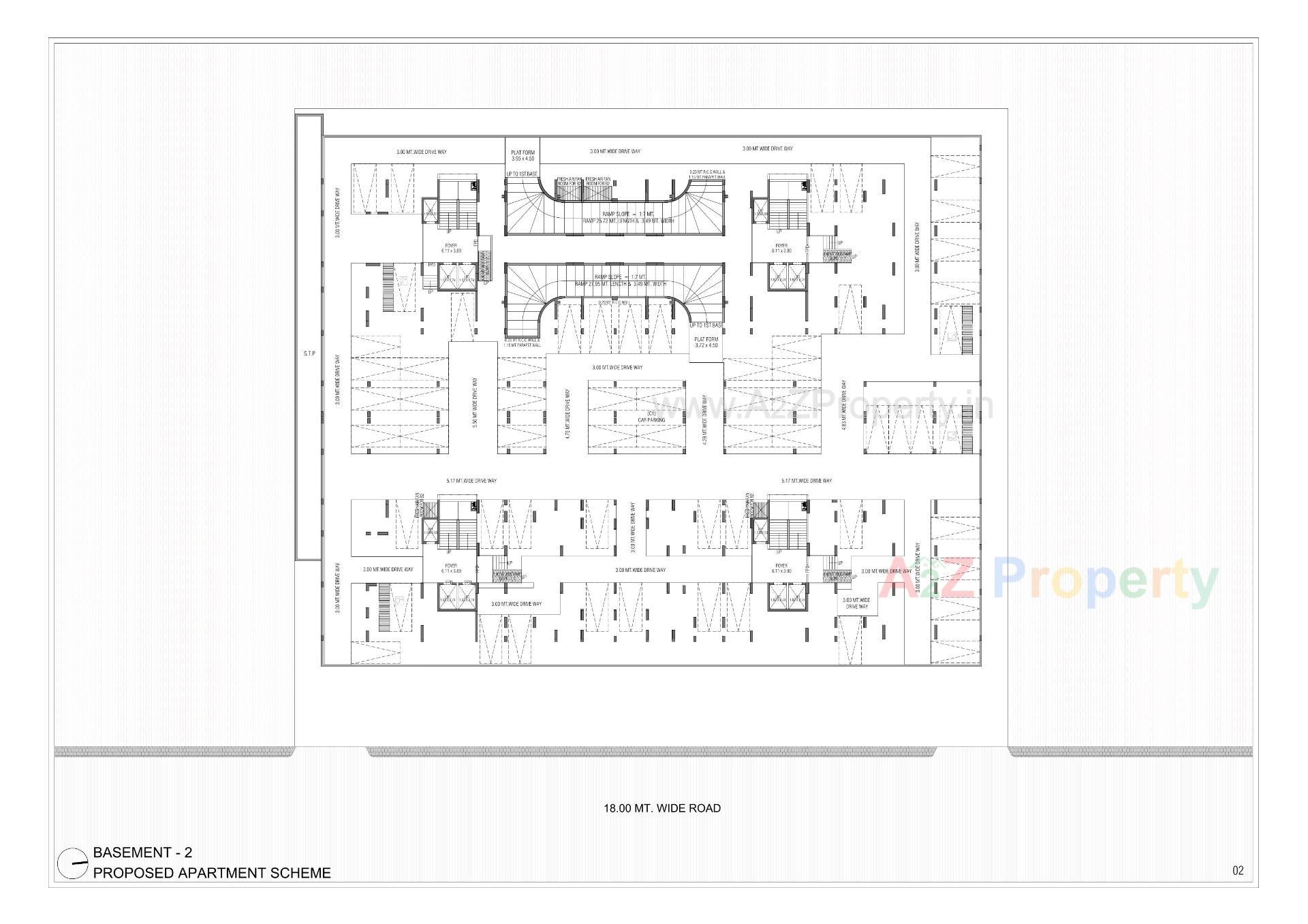 Layout of real estate project Reflection located at Shela, Ahmedabad, Gujarat