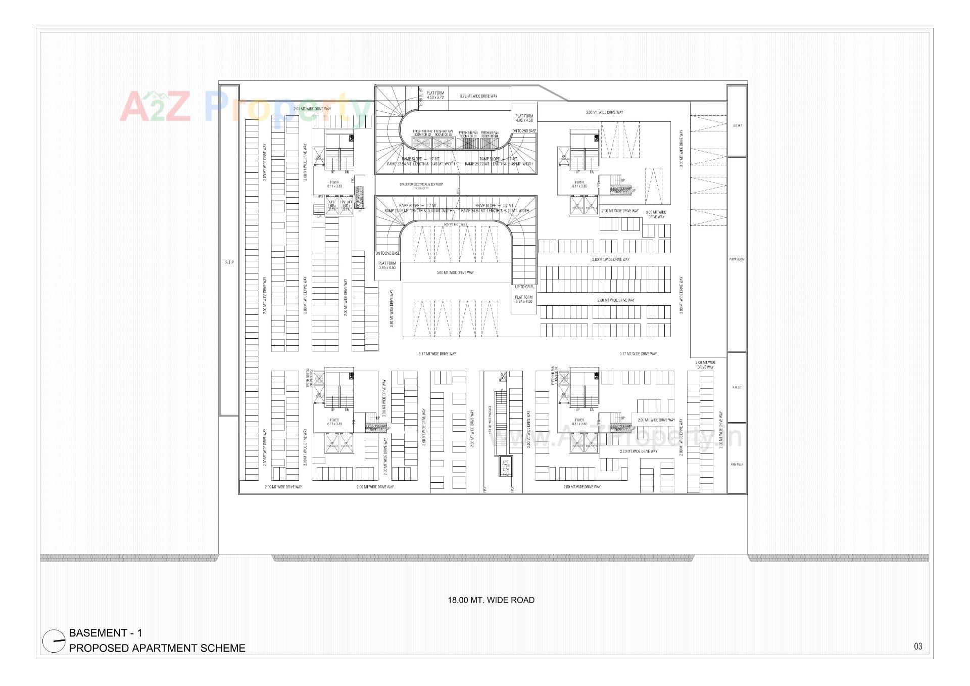Layout of real estate project Reflection located at Shela, Ahmedabad, Gujarat