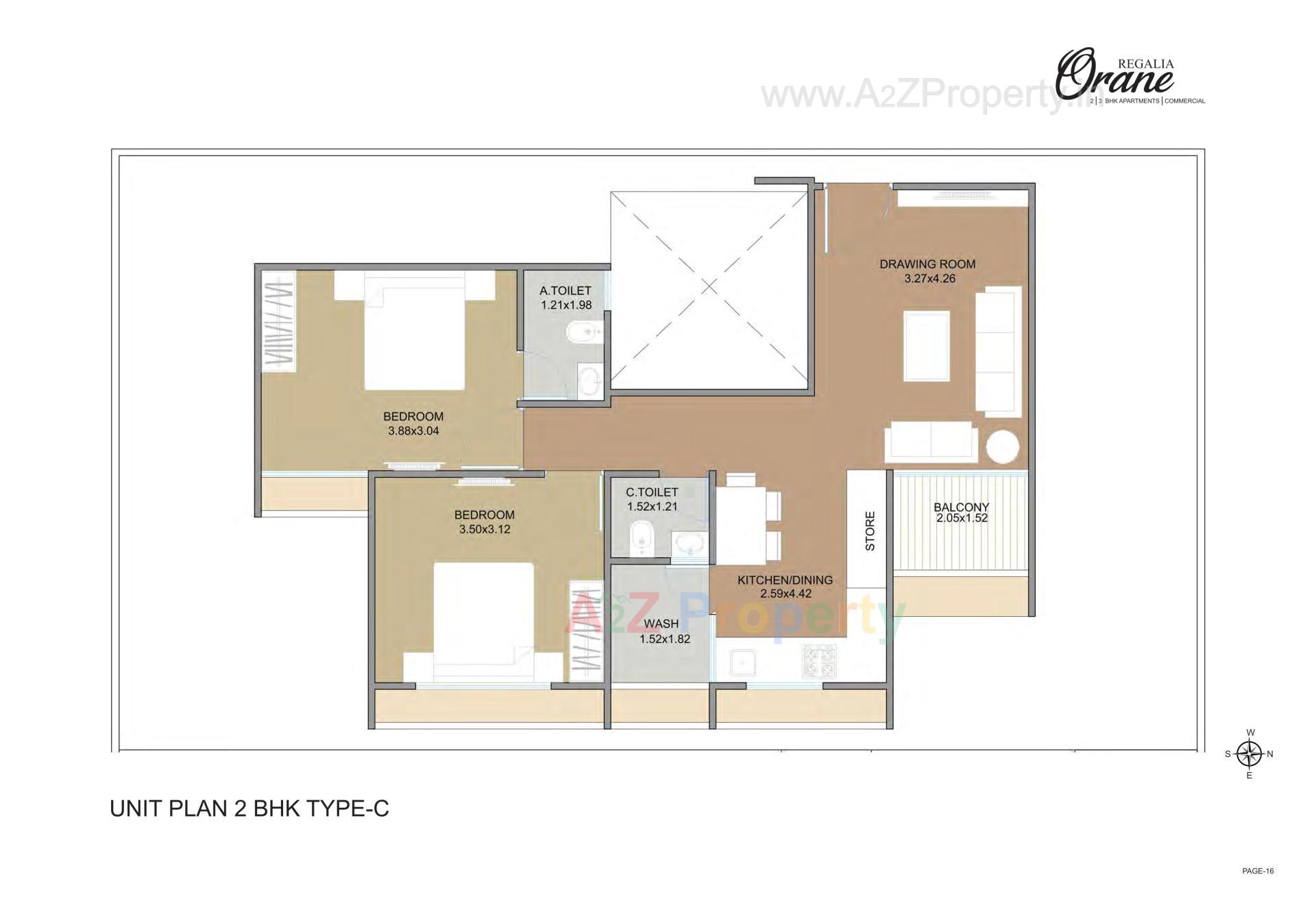 Layout of real estate project Regalia Orane located at Ghuma, Ahmedabad, Gujarat