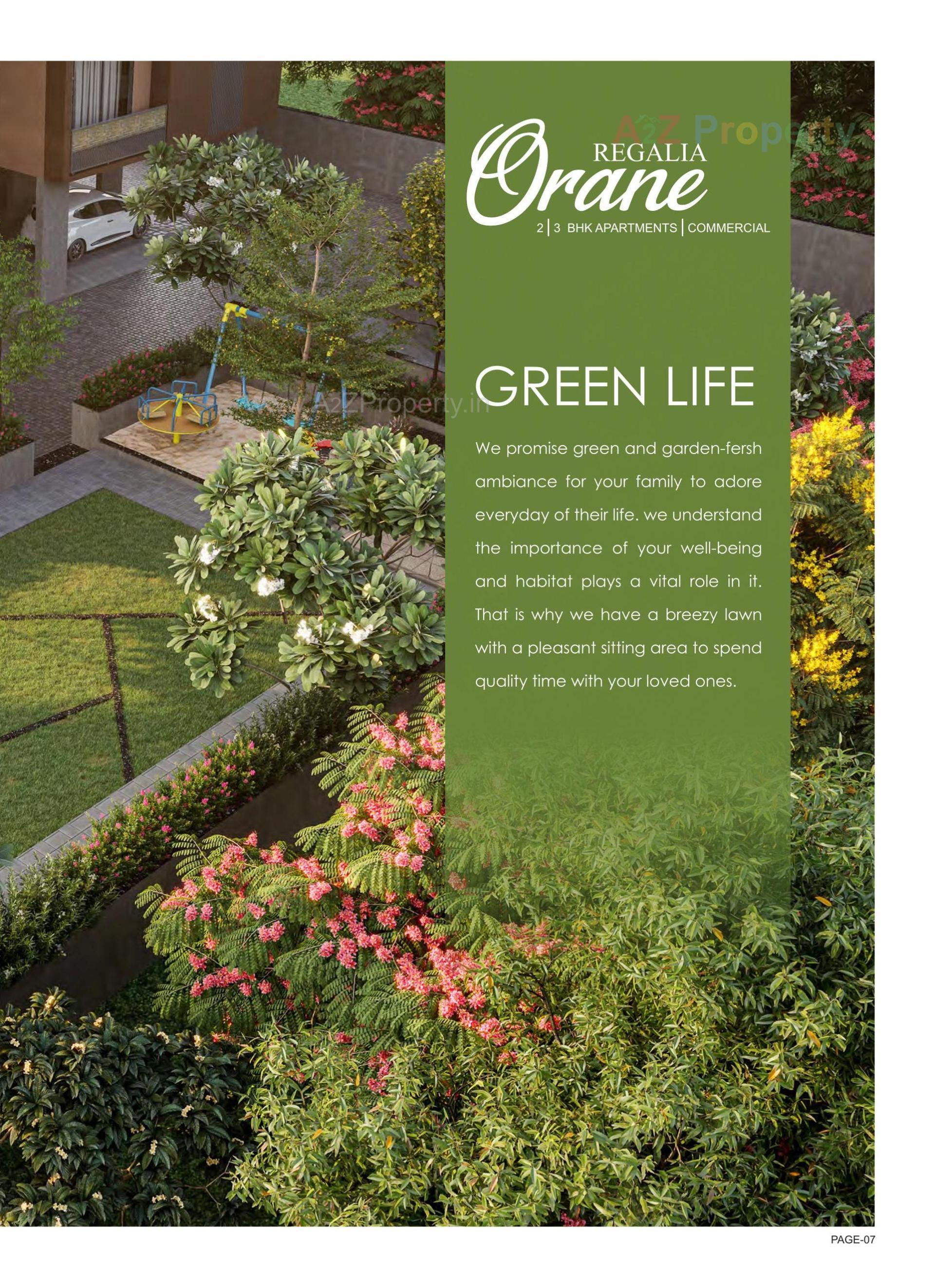 3D Elevation of real estate project Regalia Orane located at Ghuma, Ahmedabad, Gujarat