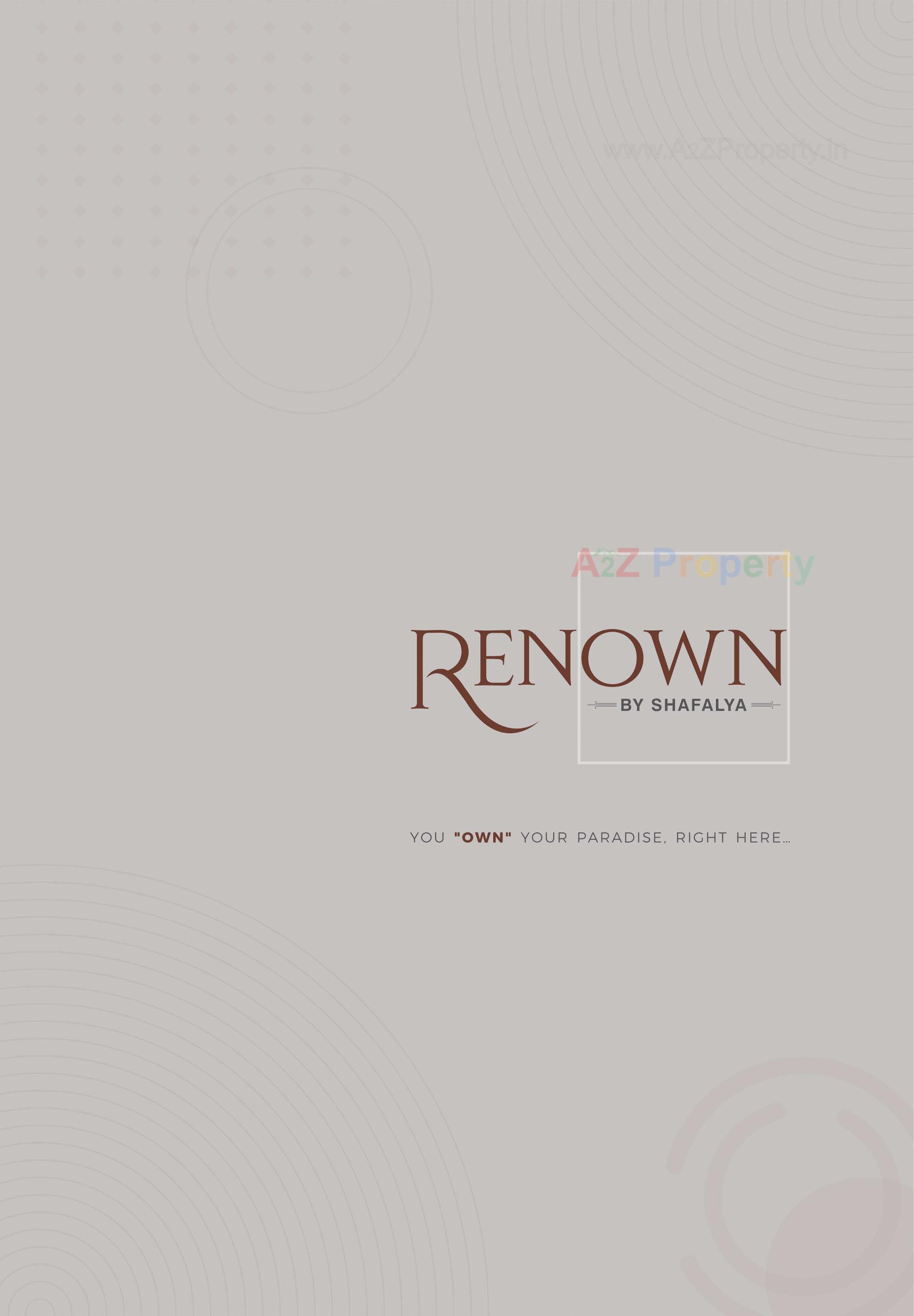  of real estate project Renown located at Bopal, Ahmedabad, Gujarat