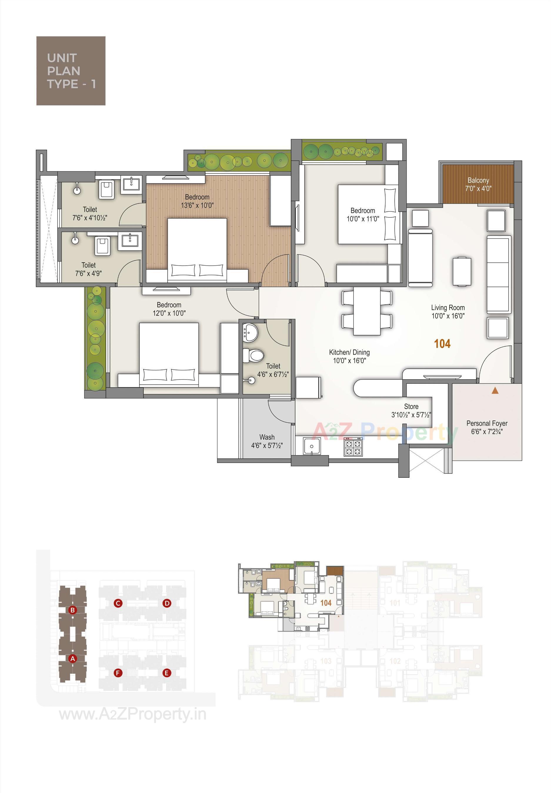 Layout of real estate project Renown located at Bopal, Ahmedabad, Gujarat