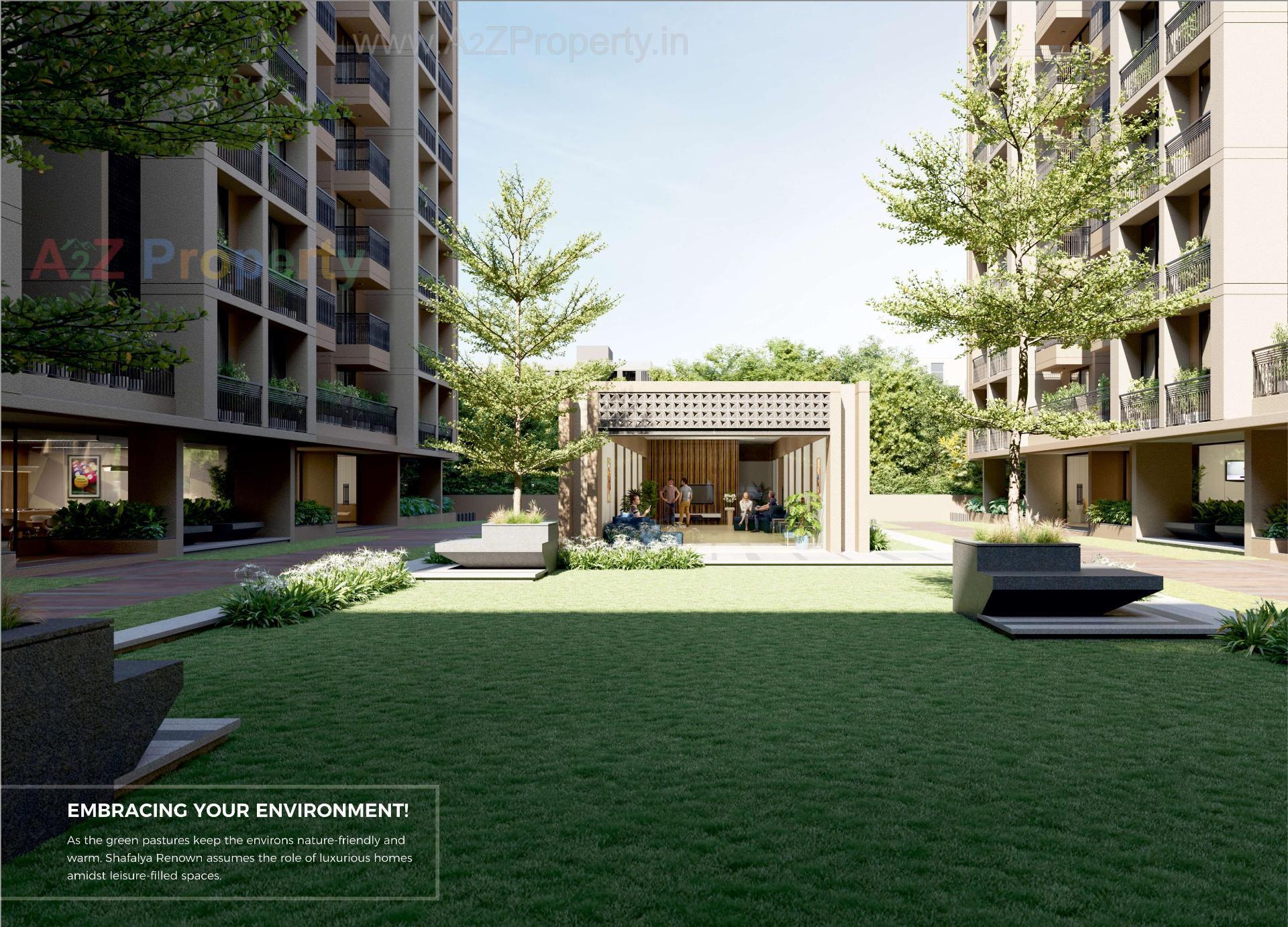 3D Elevation of real estate project Renown located at Bopal, Ahmedabad, Gujarat