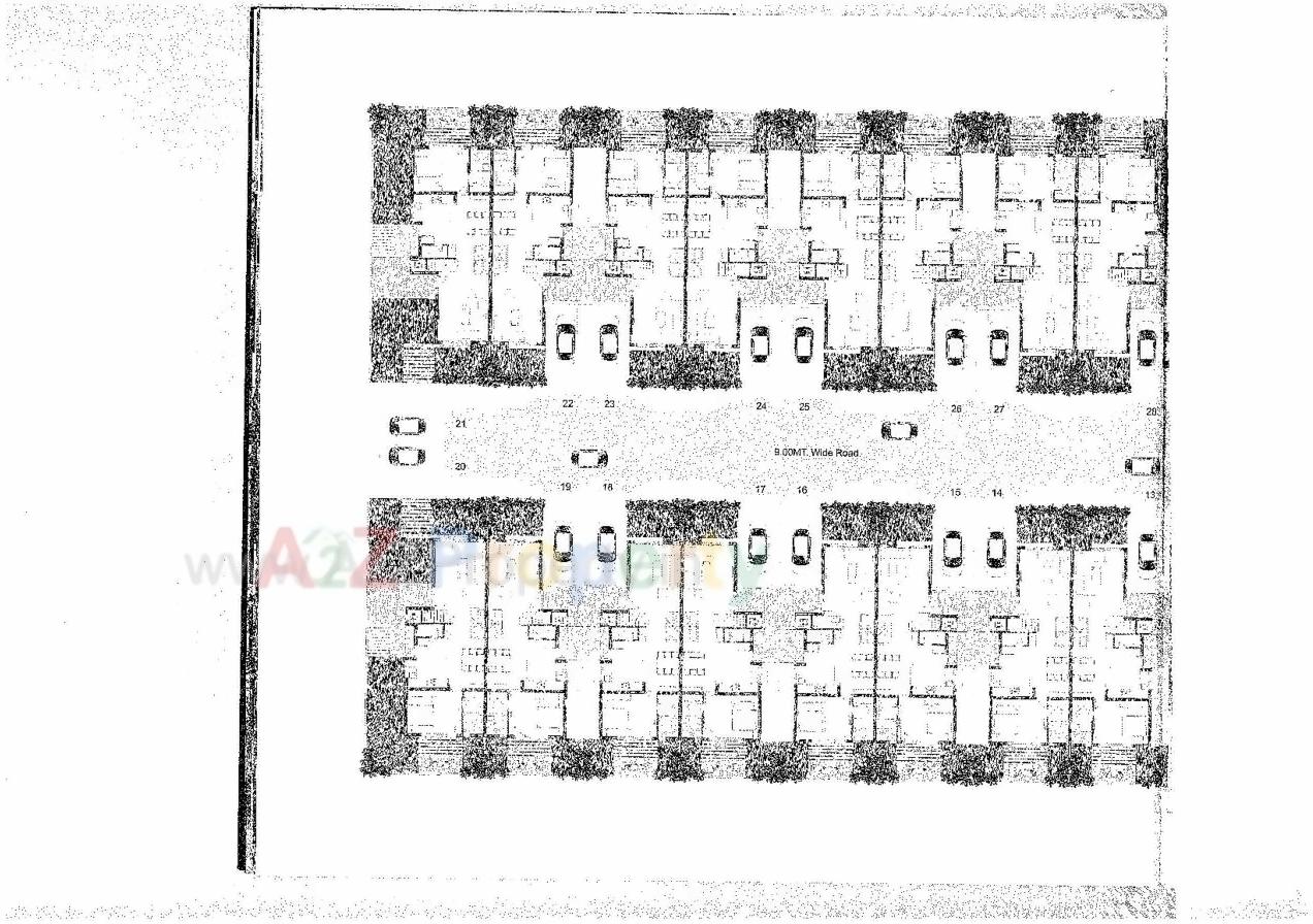Layout of real estate project Revati Bungalows located at Nikol, Ahmedabad, Gujarat