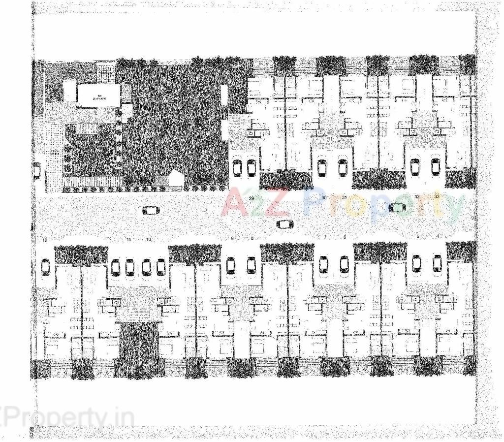 Layout of real estate project Revati Bungalows located at Nikol, Ahmedabad, Gujarat