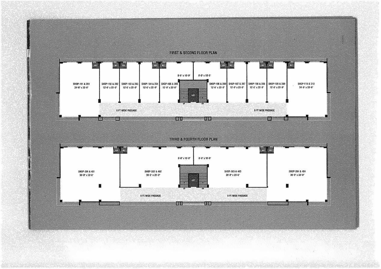 Layout of real estate project Revati Plaza located at Nikol, Ahmedabad, Gujarat