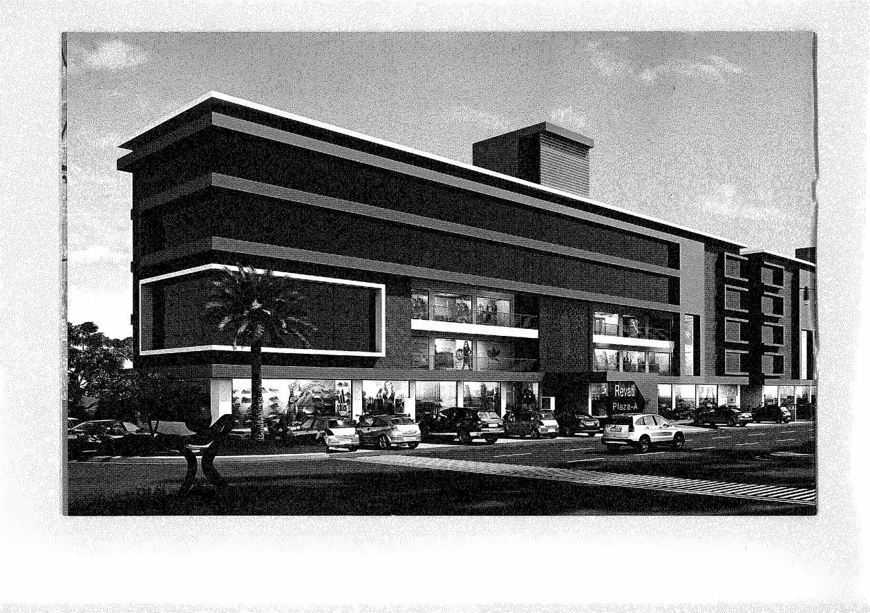 3D Elevation of real estate project Revati Plaza located at Nikol, Ahmedabad, Gujarat