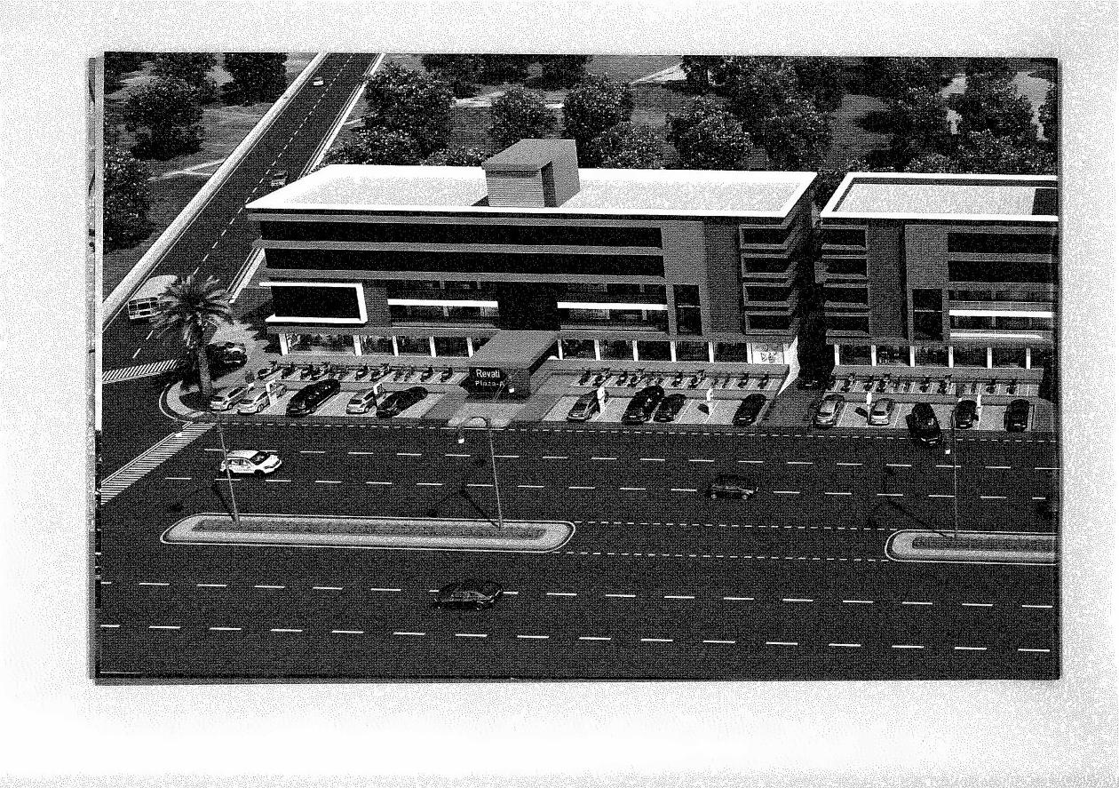 3D Elevation of real estate project Revati Plaza located at Nikol, Ahmedabad, Gujarat