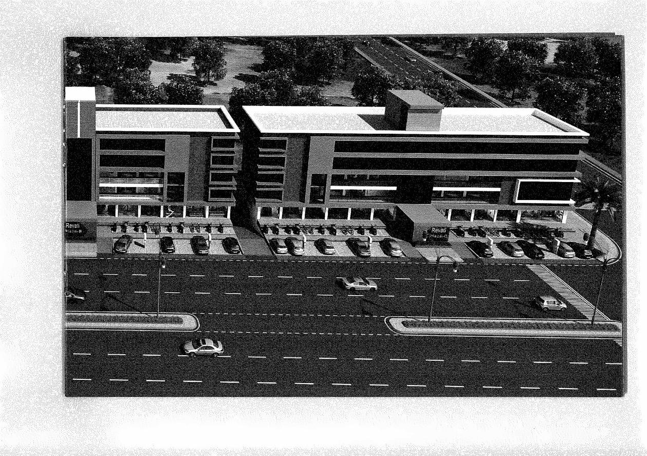 3D Elevation of real estate project Revati Plaza located at Nikol, Ahmedabad, Gujarat