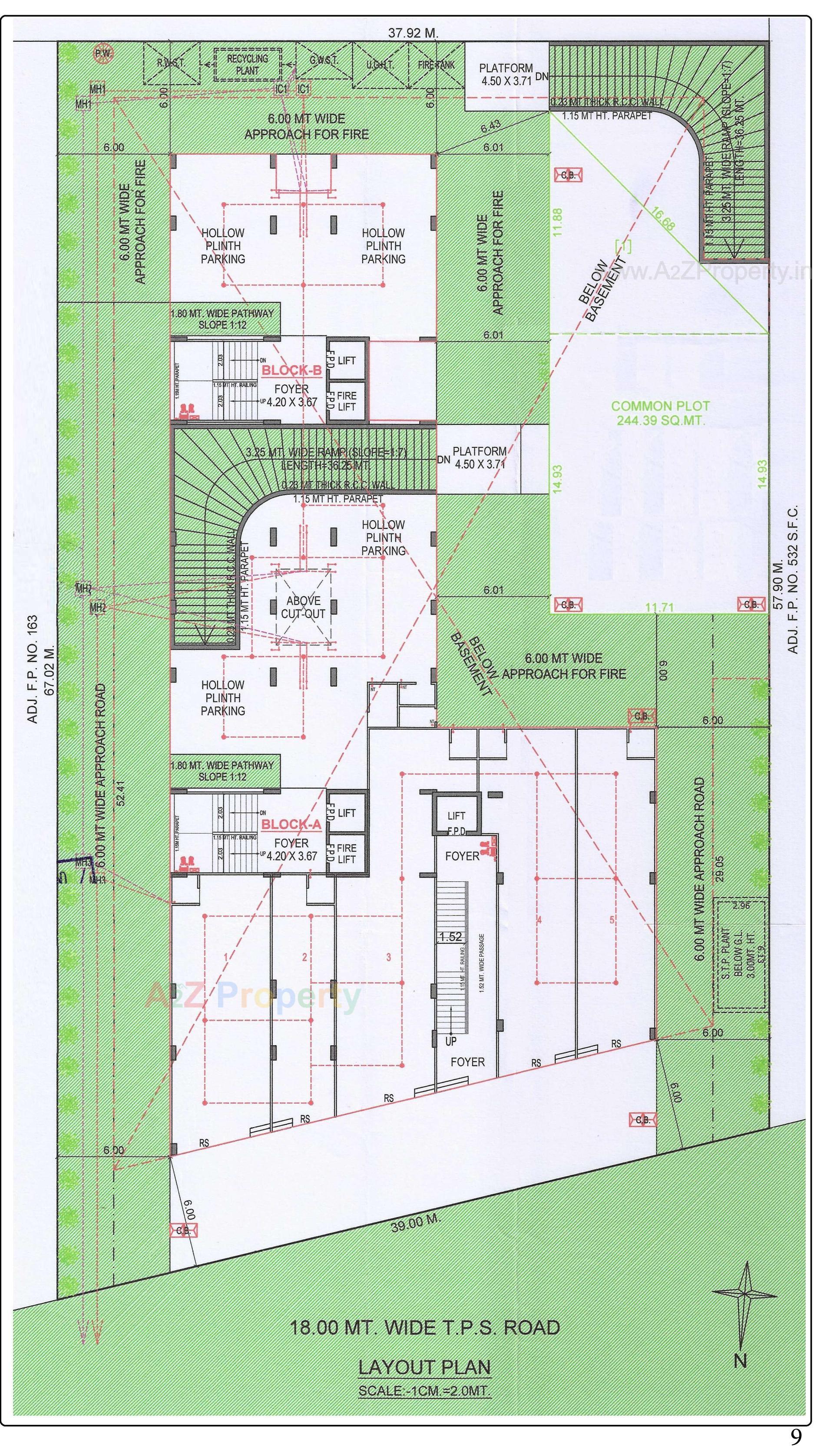 Layout of real estate project Rimkar Infinite located at Sanand, Ahmedabad, Gujarat
