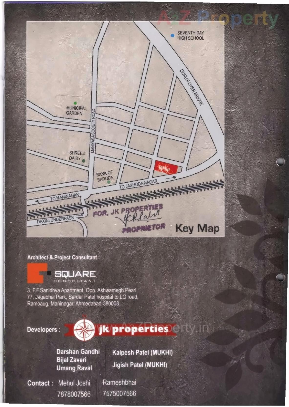  of real estate project Rinku Apartments located at Khokhra-mehamdavad, Ahmedabad, Gujarat