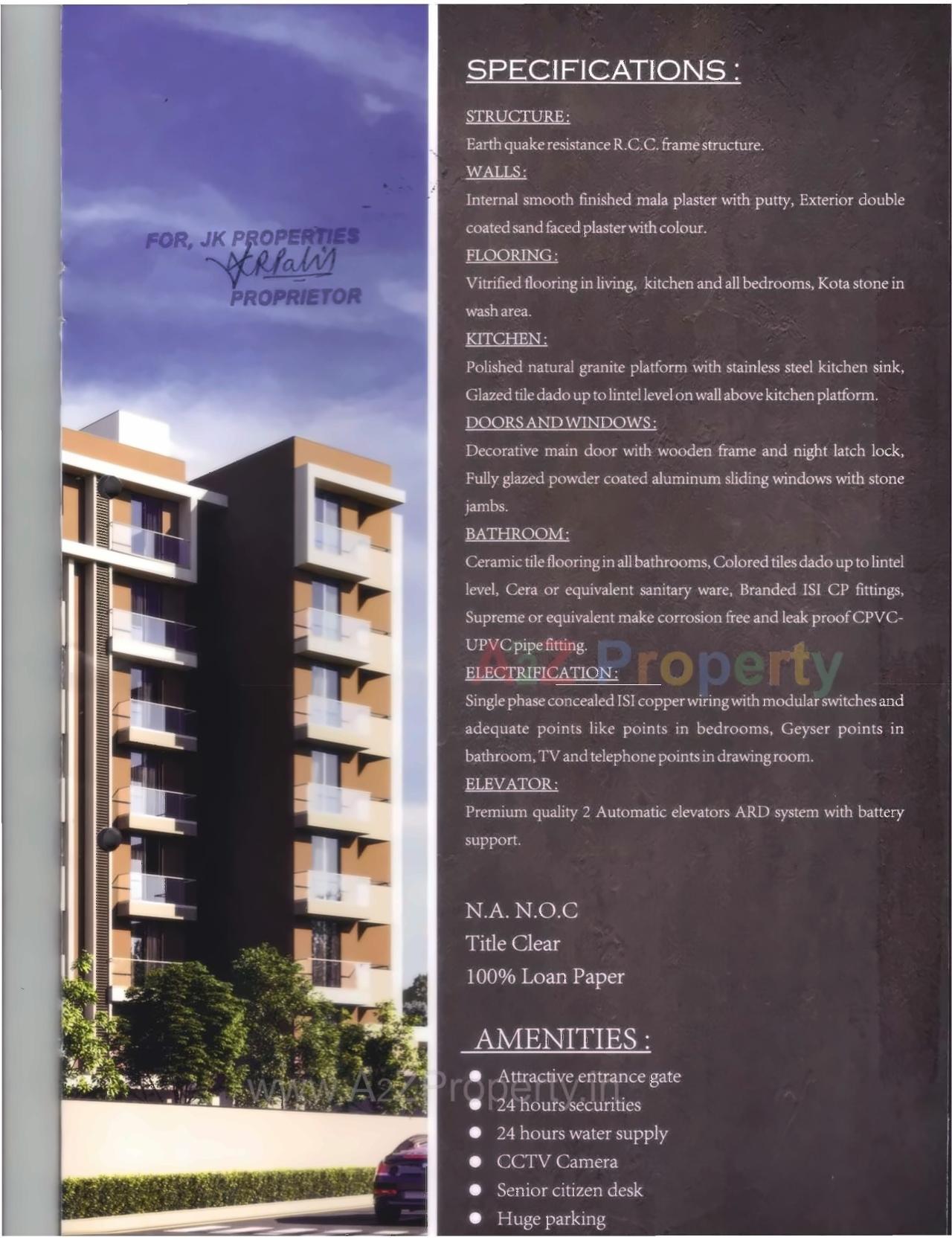  of real estate project Rinku Apartments located at Khokhra-mehamdavad, Ahmedabad, Gujarat
