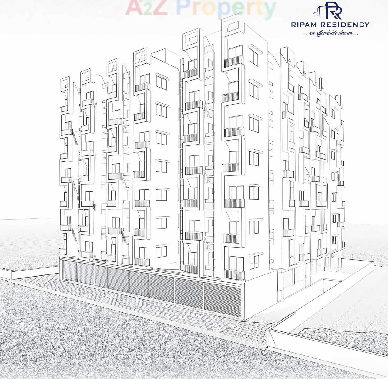 Layout of real estate project Ripam Residency located at Ahmedabad, Ahmedabad, Gujarat