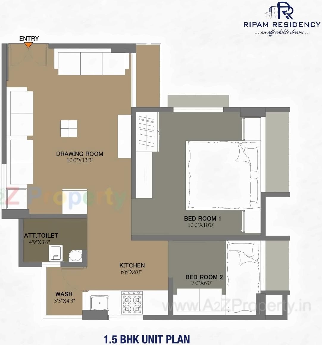 Layout of real estate project Ripam Residency located at Ahmedabad, Ahmedabad, Gujarat
