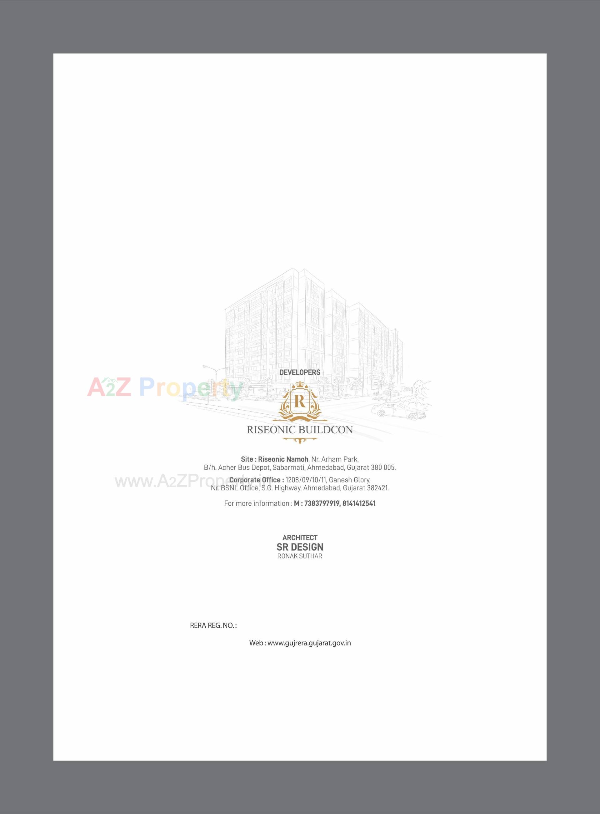  of real estate project Riseonic Namoh located at Acher, Ahmedabad, Gujarat